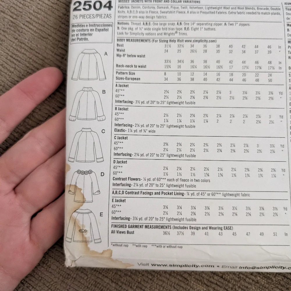 Simplicity Pattern - Picture 2 of 3